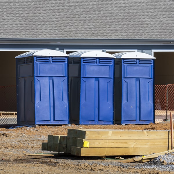 how can i report damages or issues with the porta potties during my rental period in Massac